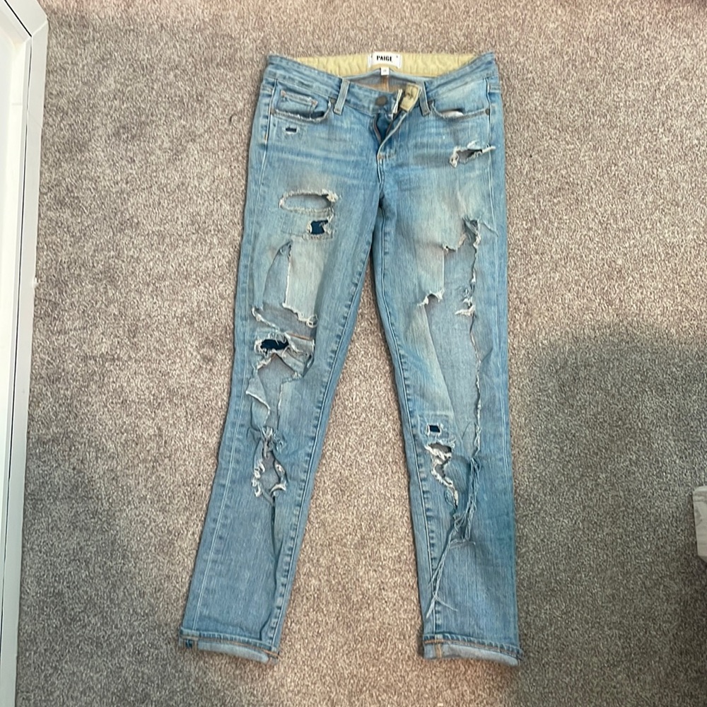 PAIGE jeans super ripped style